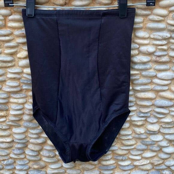 Miraclesuit Black Shape w/An Edge High Waist Brief Shapewear Medium. EUC - Picture 5 of 8